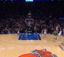Por algo el Madison Square Garden es el templo de la NBA: ¡triplazo y enorme reacción!