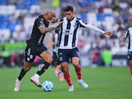 during the 13th round match between Monterrey and Atletico de San Luis as part of the Liga BBVA MX Varonil, Torneo Clausura 2026 at BBVA Bancomer Stadium, on April 04, 2026 in Monterrey, Nuevo Leon, Mexico.