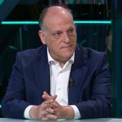 Javier Tebas: "Sí, espero que se pueda jugar también los lunes"