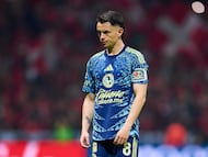 Álvaro Fidalgo durante un partido del América.