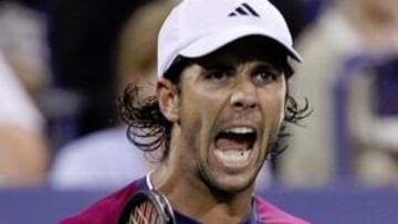 GRAN MENTALIDAD. El madrileño tuvo una gran actitud en la pista para remontar el partido frente a Ferrer.