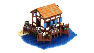 Edificios de Age of Empires II recreados en LEGO