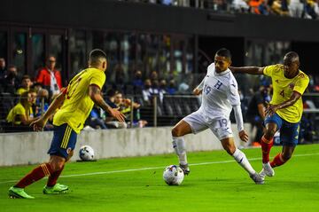 La Selección Colombia venció 2-1 a Honduras en amistoso disputado en Fort Lauderdale con goles de Juan Fernando Quintero y Andrés Colorado. Kervin Arriaga anotó para el equipo del Bolillo Gómez.