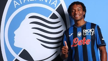 Atalanta le da la bienvenida a Cuadrado.