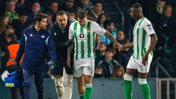 Ruibal resultó lesionado ante el Alavés.