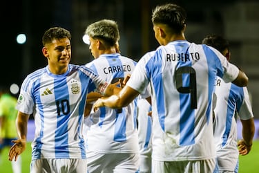 Formación posible de Argentina ante Colombia en el Sudamericano Sub 20 de 2025