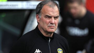 England Sky Bet Championship - Derby County vs Leeds United
11 May 2019, England, Derby: Leeds United manager Marcelo Bielsa in action during the English Sky Bet Championship semi final first leg soccer match Derby County and Leeds United at the Pride
