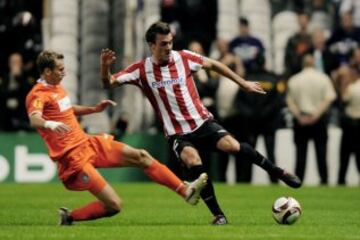 Fichó por el Athletic en la temporada 2009/2010. En la imagen en el partido de Europa League contra el Austria de Viena el 17 de septiembre de 2009.