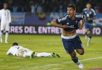 Sergio Agüero suma dos goles en la Copa América. El tanto contra Uruguay fue clave. 