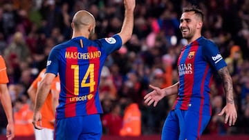 Mascherano tarda 7 años en hacer su primer gol con el Barça