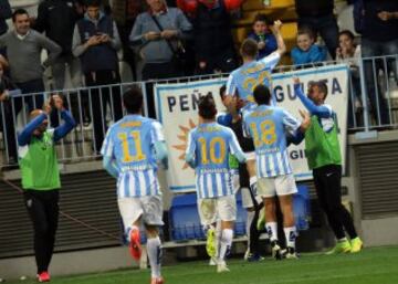2-1. Darder celebró el segundo tanto.