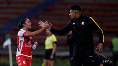 Partido de ida de las semifinales de la Liga Femenina BetPlay 2023, entre Atlético Nacional e Independiente Santa Fe.