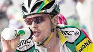 <b>AHORRADOR. </b>Floyd Landis quiere ganar el Tour sin excesos, segundo a segundo.