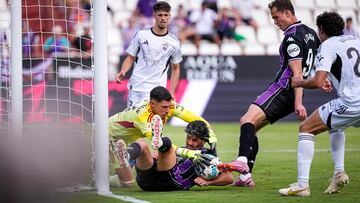 Partido de la jornada 06 de la Segunda División 2025-2026 de la liga de fútbol española, Liga Hypermotion, entre Albacete-Valladolid disputado el 21/09/2025 en el Carlos Belmonte. Foto Josema Moreno