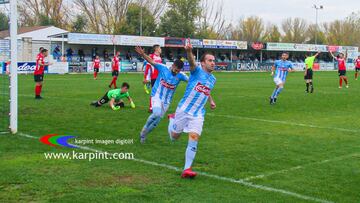 Imagen del partido de la séptima jornada del CD Coria.