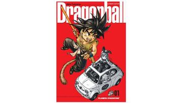 Éste es el primer cómic de Dragon Ball y luce el diseño original de la portada