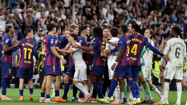 Trifulca final en el Clásico