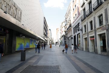 Madrid, vacío: las imágenes de cómo están sus calles