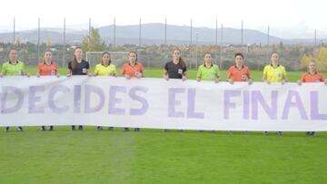 Las árbitras españolas se unen contra la violencia machista