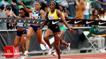 Elaine Thompson-Herah.