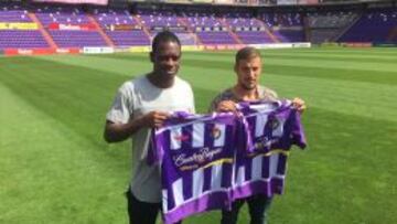 Moreno y Tiba ya se entrenan y piensan en blanquivioleta