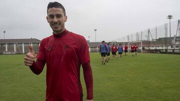 Kike Barja, jugador del Osasuna.