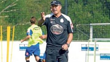 <b>SUS PLANES DE FUTURO. </b>Lotina quiere dosificar esta temporada a Valerón y utilizarlo para algunos encuentros concretos.