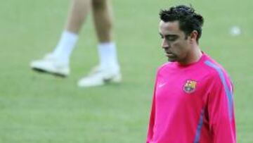 <b>HAMBRIENTO. </b>Xavi quiere jugar mañana ante el Getafe.