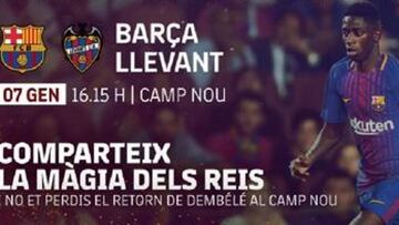 El Barça retira la campaña que anunciaba la vuelta de Dembélé