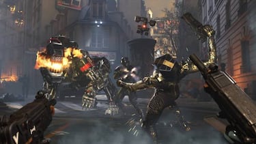 La edición física de Wolfenstein Youngblood en Switch sin tarjeta