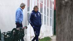 Pellegrini visita Juan Pinto Durán después de 30 años: así reaccionan Gareca y Bravo al verlo en Chile