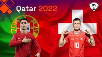 Portugal meet Switzerland at the Lusail Stadium in the World Cup Round of 16 on Tuesday 6 December 2022 with kick-off at 2 p.m. ET.