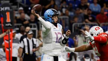 El quarterback mexicano lanza tres pases de touchdown en el XFL Championship y nombrado MVP del juego