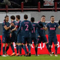 Resumen y goles del Lokomotiv 1 - Atlético 5 de la Europa League