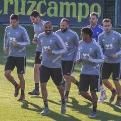 El Cádiz volvió al trabajo sin Iza Carcelén pero con Juan Cala