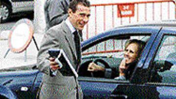 Butragueño visitó ayer a Raúl.