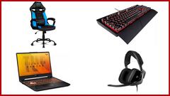 Sillas, portátiles, auriculares y otras ofertas en accesorios ‘gaming’ de MediaMarkt