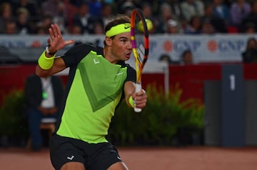  Rafael Nadal (SPA) during the Tennis Fest GNP 2022 against Casper Ruud (NOR) , at the Plaza de Toros Mexico, on December 01, 2022.

<br><br>

Rafael Nadal (SPA) durante el juego en el Tenis Fest GNP 2022 contra Casper Ruud (NOR) , en la Plaza de Toros Mexico, el 01 de Diciembre de 2022.