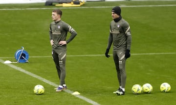 Trippier y Vitolo. 