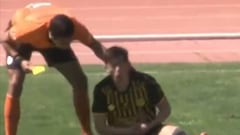 Esto pasó en Chile y es de no creer: árbitro mostró amarilla y después le hizo esto al jugador