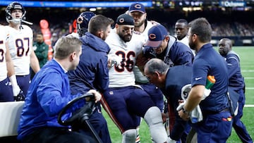 La pierna de Zach Miller no corre peligro pero podría no volver a jugar.