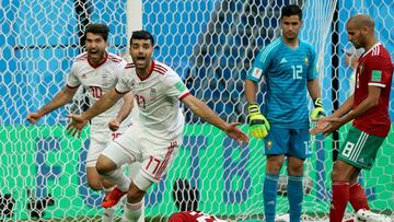 Ir&aacute;n celebra su triunfo ante Marruecos.