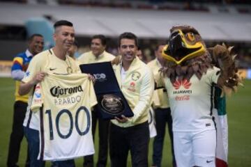 Así fue el homenaje a los volantes del Club América