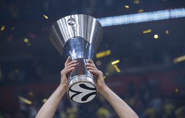 El Real Madrid campeón de la Euroliga.
