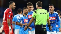 Ospina vuelve al arco de Napoli en empate con Milan