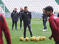 27-03-25 Entrenamiento del Córdoba CF en el Estadio El Arcángel. (En la imagen, Iván Ania)