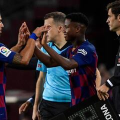 1x1 del Barcelona: a Suárez no le sale nada y a Fati le sale todo