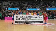 Todo el baloncesto de Badalona nmstr&oacute; el pasado domingo su apoyo a la complicada situaci&oacute;n del Joventut.