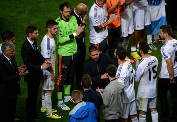 Simeone tras la final de Champions de Lisboa.