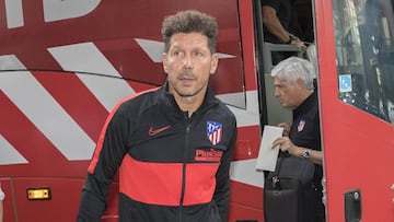 Diego Simeone durante la pretemporada del Atl&eacute;tico de Madrid en Estados Unidos.